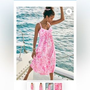 NWT Azora Cotton Midi Dress
